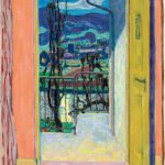 Eduard Gubler: Terrasse und Limmattal, undatiert, Öl, 50 x 60 cm, Inv. Nr. 0009