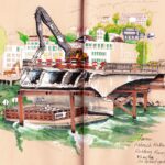 5. Mai 2020: "Aarau, Abriss Kettenbrücke", von Eva Eder