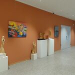 Ausstellungsansicht Alterszentrum St. Bernhard, Kunst Schau 5430 – 2022,  Foto: Stefan Meier (c) Gemeinde Wettingen, 2023