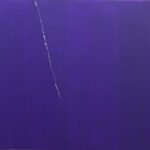 Tashi Brauen: Riss 2, 2018, Acrylfarbe auf Finnkarton, 80 x 60 cm, Inv. Nr. 1034