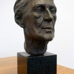 Eduard Spörri: Anna Katharina Frei-Meier, 1968, Bronze, 47 x 22 x 26 cm, Inv. Nr. 1099