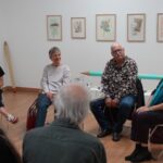 Podium - Im Gedenken an Andy Wildi. v. l. n. r.: Sarah Merten, Sabine Altorfer, Res Hugi, Helena Zaugg Wildi