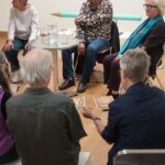 Podium - Im Gedenken an Andy Wildi. v. l. n. r.: Sarah Merten, Sabine Altorfer, Res Hugi, Helena Zaugg Wildi