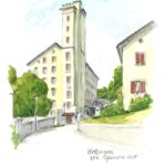 Heidi Zurbuchen: Wettingen - alte Spinnerei, 5.7.25