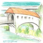 Lucia Egloff-Gurrath: Alte Holzbrücke Juli 2025