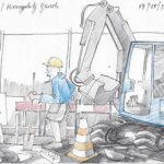 Urs Lauber: Kreuzplatz (Bagger)